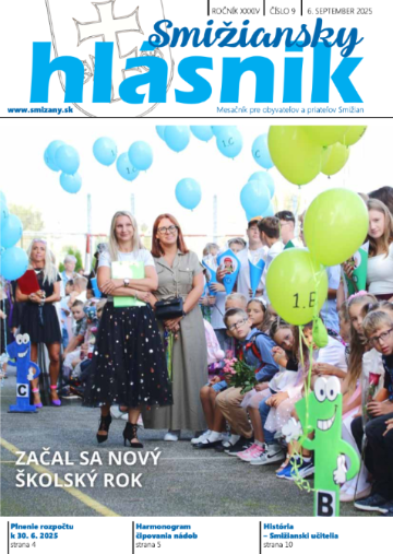 Smižiansky hlásnik: september 2025