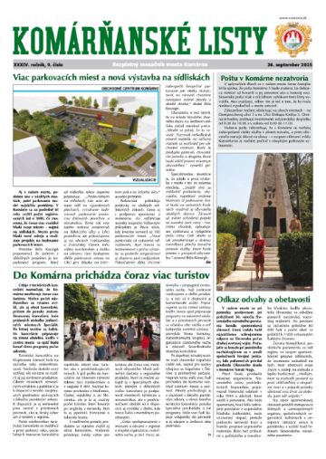 Komárňanské listy: september 2025