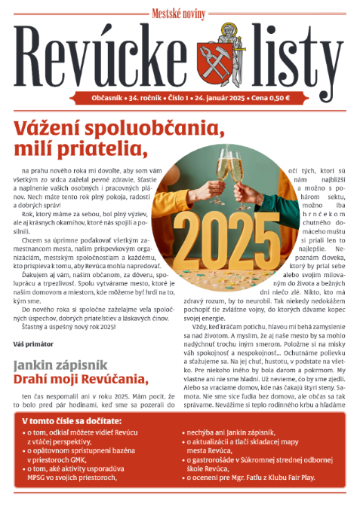Revúcke listy: január 2025