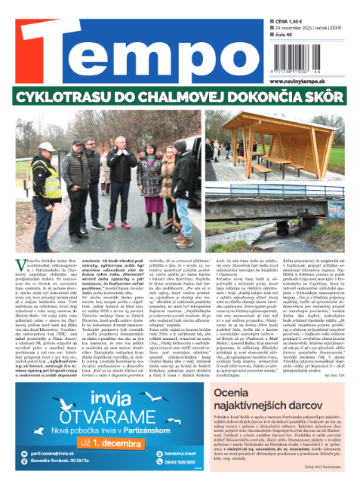 Tempo: november 2025 (4.&nbsp;číslo&nbsp;v&nbsp;mesiaci)