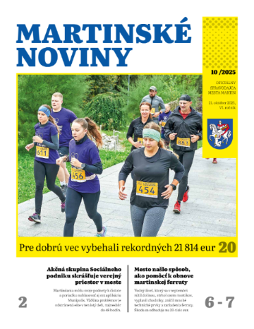 Martinské noviny: október 2025