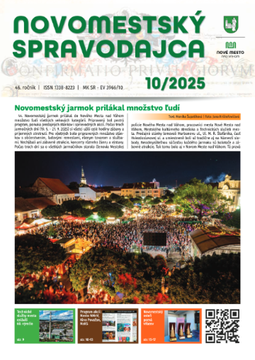 Novomestský spravodajca: október 2025