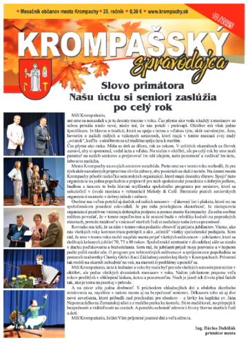 Krompašský spravodajca: október 2025
