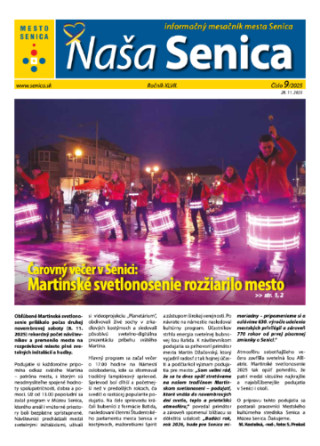 Naša Senica: november 2025
