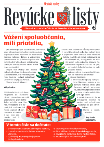 Revúcke listy: december 2024