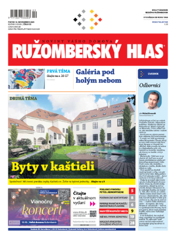 Ružomberský hlas: november 2025