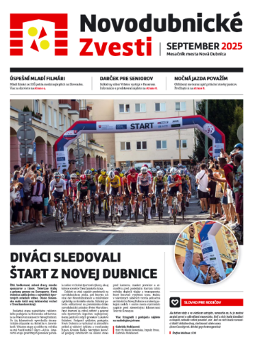 Novodubnické zvesti: september 2025
