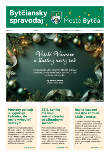 Bytčiansky spravodaj: november 2025