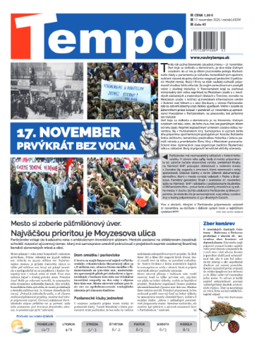 Tempo: november 2025 (3.&nbsp;číslo&nbsp;v&nbsp;mesiaci)