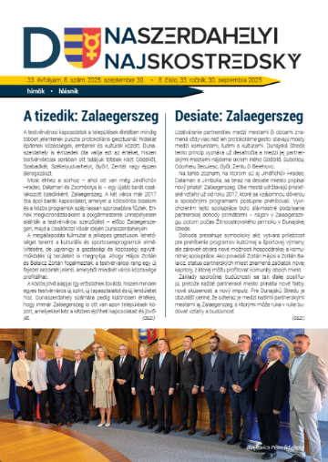 Dunaszerdahelyi hírnok - Dunajskostredský hlásnik: september 2025