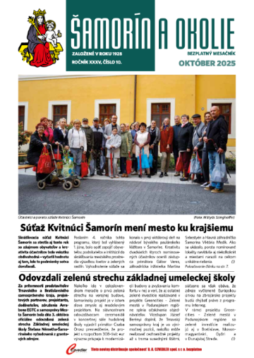 Šamorín a okolie: október 2025