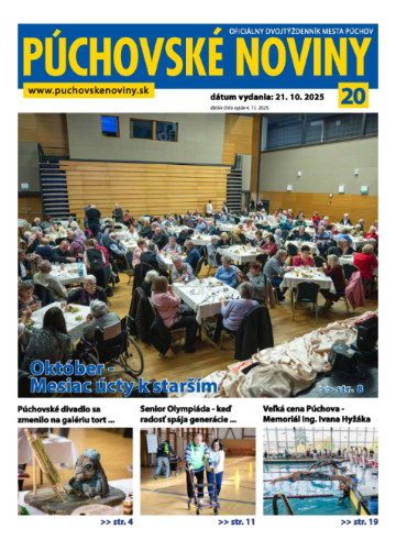 Púchovské noviny: október 2025