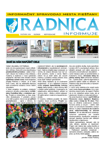 Radnica informuje: júl 2025
