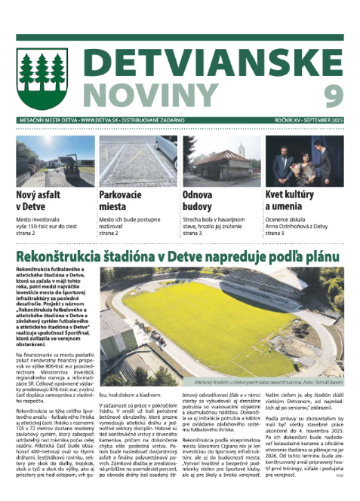 Detvianske noviny: september 2025