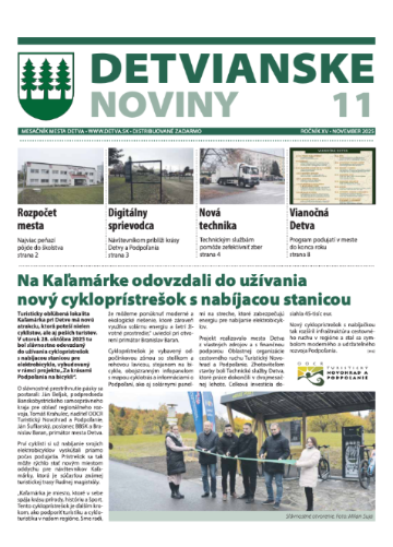 Detvianske noviny: november 2025