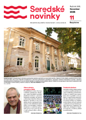 Sereďské novinky: november 2025