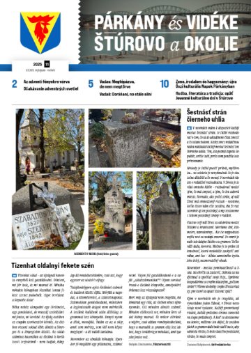 Párkány és Vidéke - Štúrovo a okolie: november 2025
