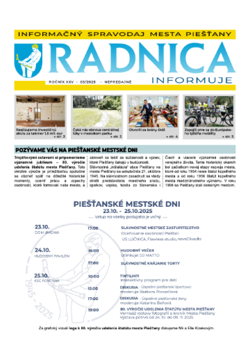 Radnica informuje: október 2025