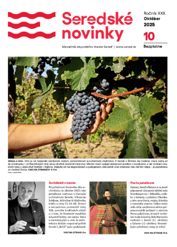Sereďské novinky: október 2025