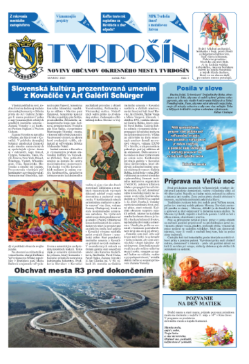 Tvrdošín - noviny občanov okresného mesta Tvrdošín: marec 2025