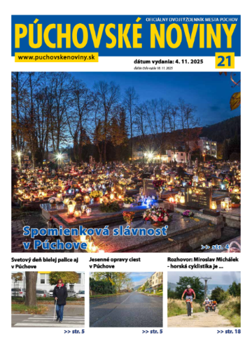 Púchovské noviny: november 2025