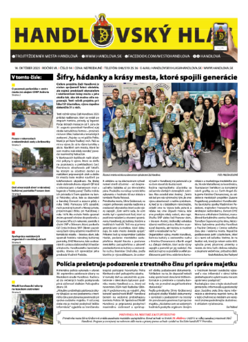 Handlovský hlas: október 2025